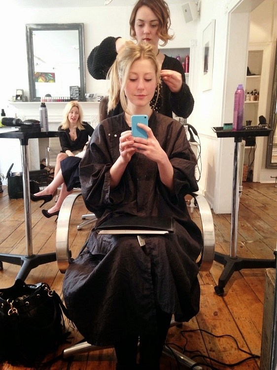 taking selfie in the saloon taking selfie in the saloon